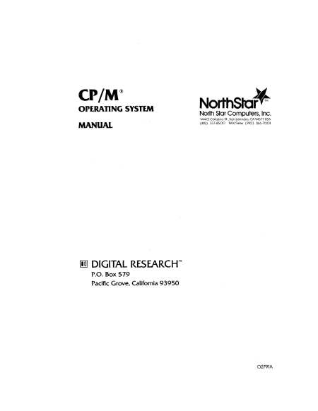 North Star CPM 2.2 Manual