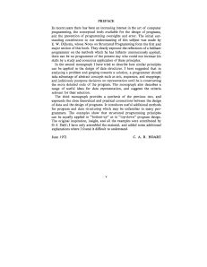 Dahl O.J., Dijkstra E.W., Hoarramming (Academic Press, 1972) 3